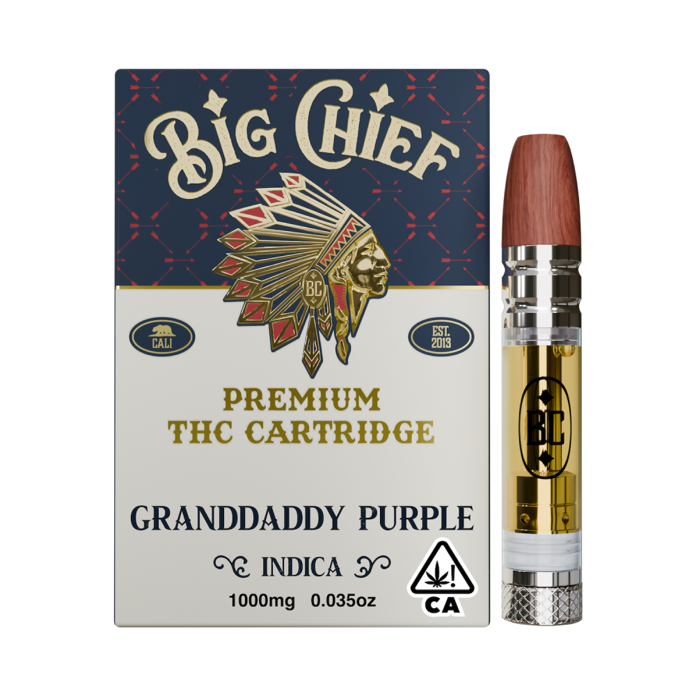 Big Chief Carts Granddaddy Purple